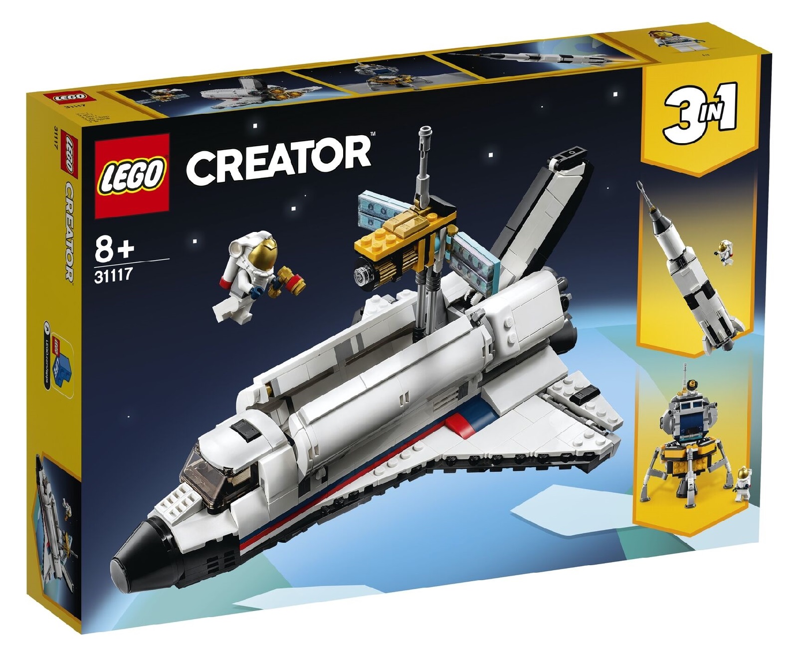 Bộ lắp ráp tàu phiêu lưu vũ trụ - lego creator 31117