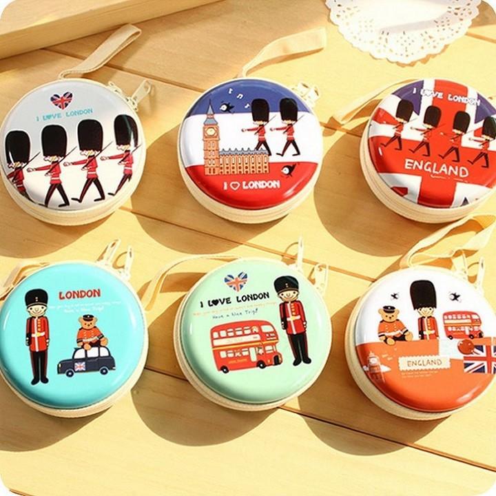 Hộp đựng tai nghe và phụ kiện cute - Hộp đựng đồ đa năng - Hộp đựng phụ kiện tiện dụng - H5vrg001