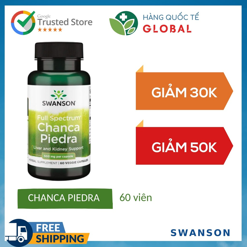 International Products SWANSON CHANCA PIEDRA, 60 tablets, Supports liver