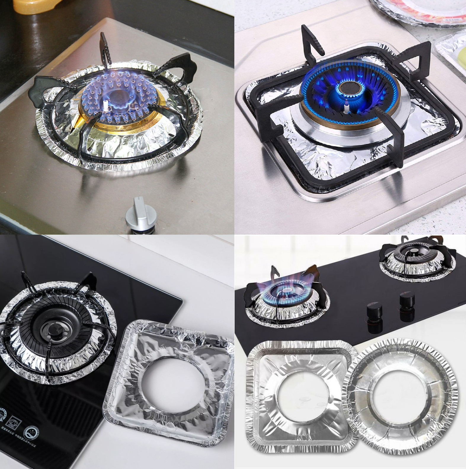 Giấy bạc lót bếp ga