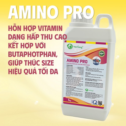 Hỗn hợp vitamin cho tôm cá amino pro - can 1kg