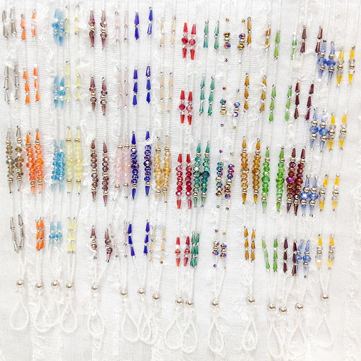 Dây đeo thẻ pha lê bảng tên văn phòng công sở sang trọng