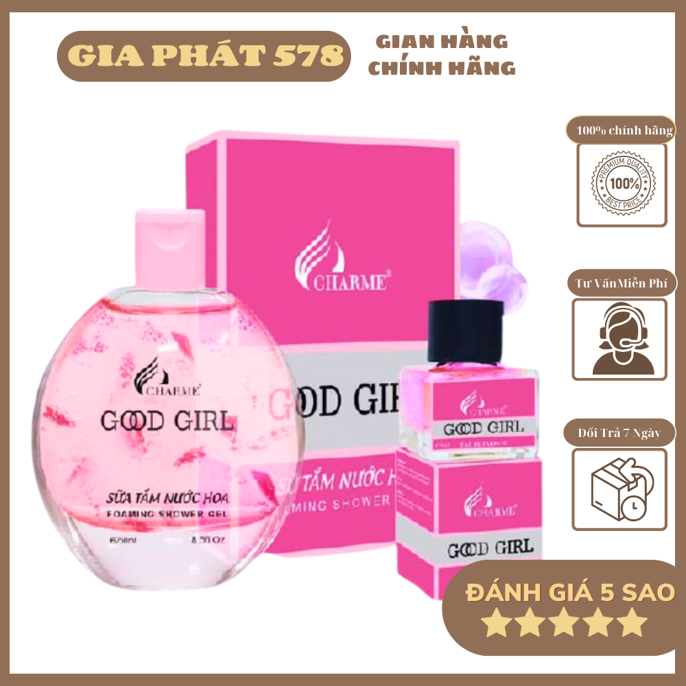 Sữa Tắm Hương Nước Hoa Cha rme Good Girl (TẶNG NƯỚC HOA MINI)