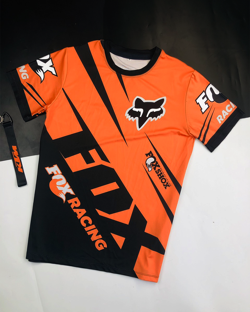 Áo thun xe máy FOX RACING CAM ngắn tay