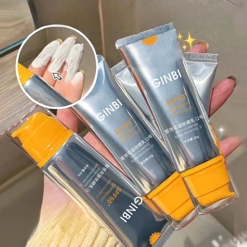 Kem Chống Nắng Kiềm dầu nâng tone sáng da Ginbi Kem chống nắng trắng da GINBI nâng tông SPF 50