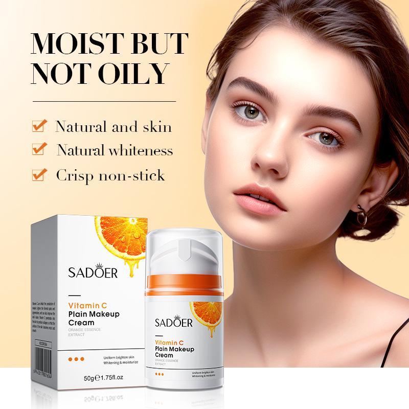 Kem dưỡng da tự nhiên với Vitamin C dưỡng ẩm điều chỉnh màu da che khuyết điểm không nhờn, bền lâu cho da dầu và nhạy cảm