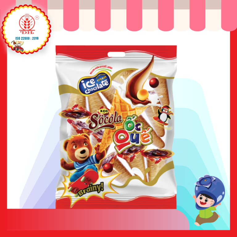 Kẹo sô cô la ốc quế 300g đức hạnh