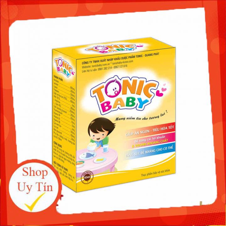 [ 100% HẾT BIẾNG ĂN ] SIRO ĂN NGON "TONIC BABY" DẠNG STICK TIỆN LỢI GIÚP BÉ ĂN NGON MIỆNG VÀ TĂNG CÂN TỰ NHIÊN