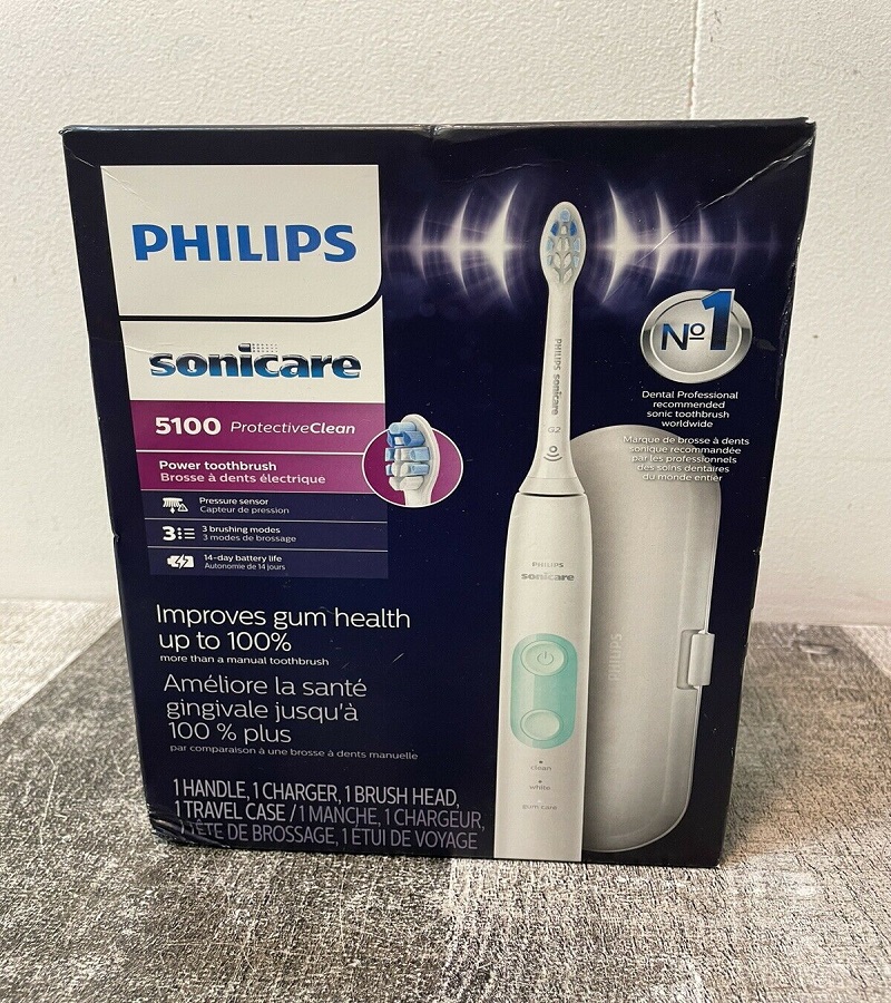 Bàn chải đánh răng điện philips sonicare 5100 - hx6857/11