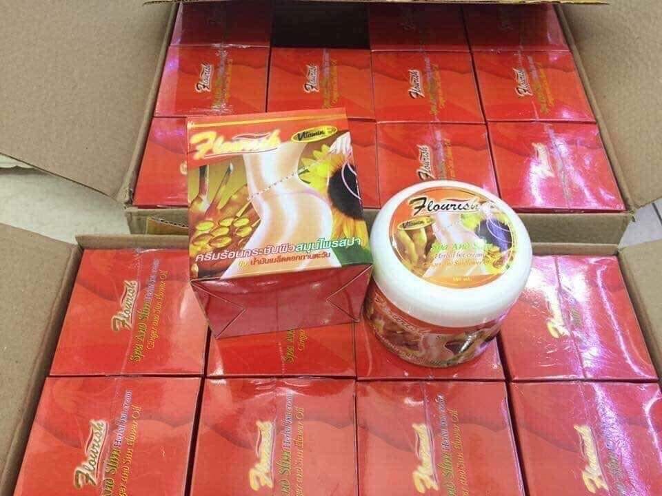 Kem tan mỡ cao gừng thái lan flourish 500g