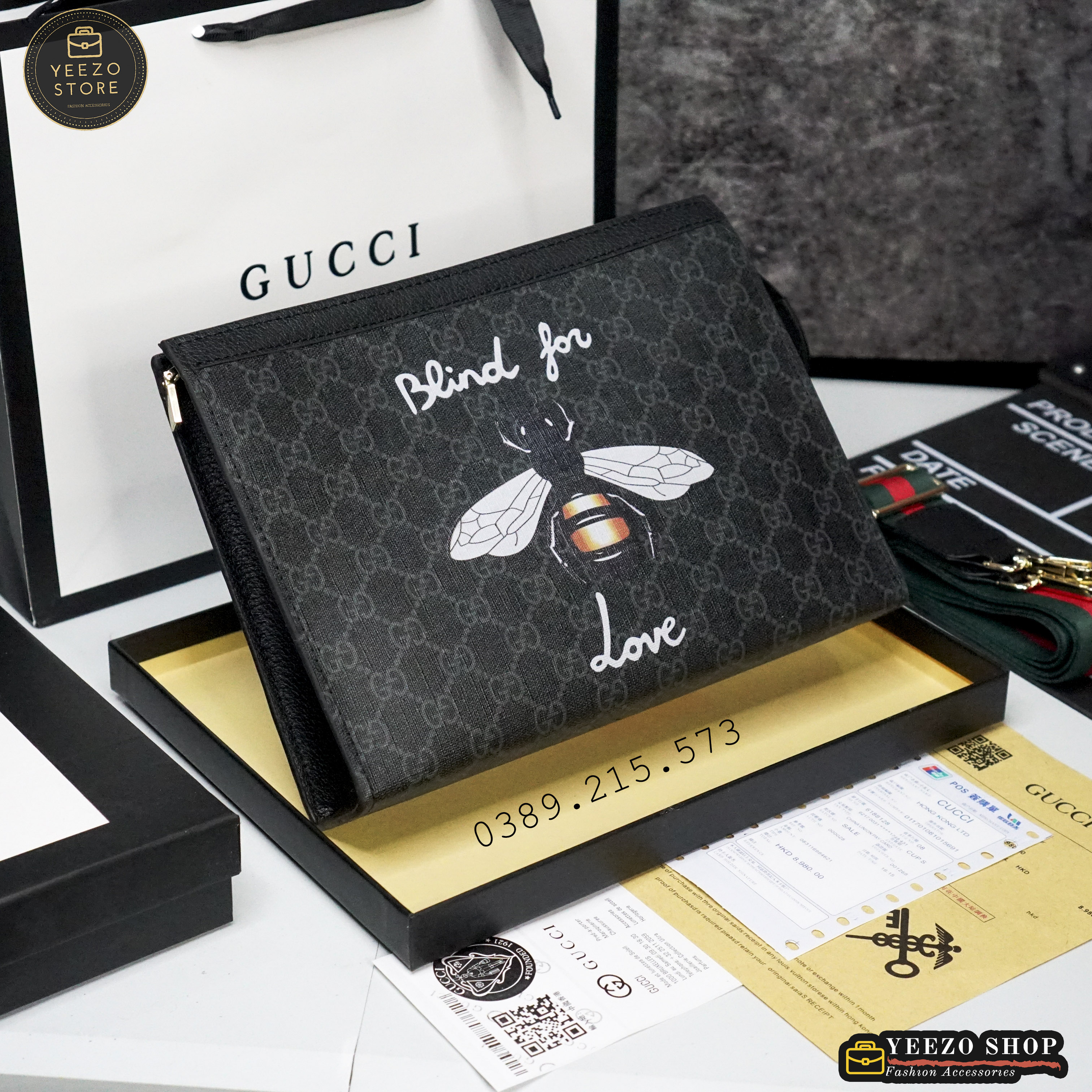 Ví Cầm Tay Dự Tiệc Cao Cấp Blind For Love - YEEZO.STORE - Clutch Cầm Tay Nam Nữ Cao Cấp Sang Trọng