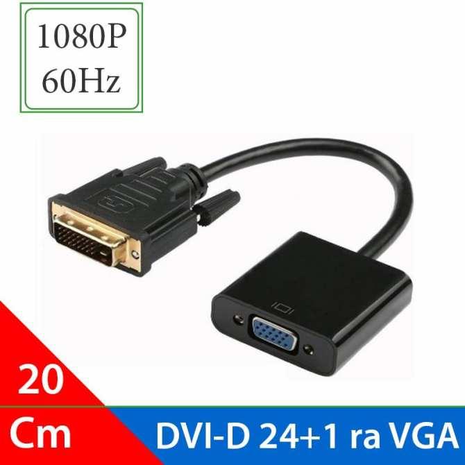 Cáp chuyển đổi DVI sang VGA ,DVI SANG VGA 1080P DVI-D sang VGA 24 + 1 25 Pin DVI 15 pin VGA ĐẦU ÂM  Chuyển Đổi Video cho MÁY TÍNH Màn Hình Hiển Thị