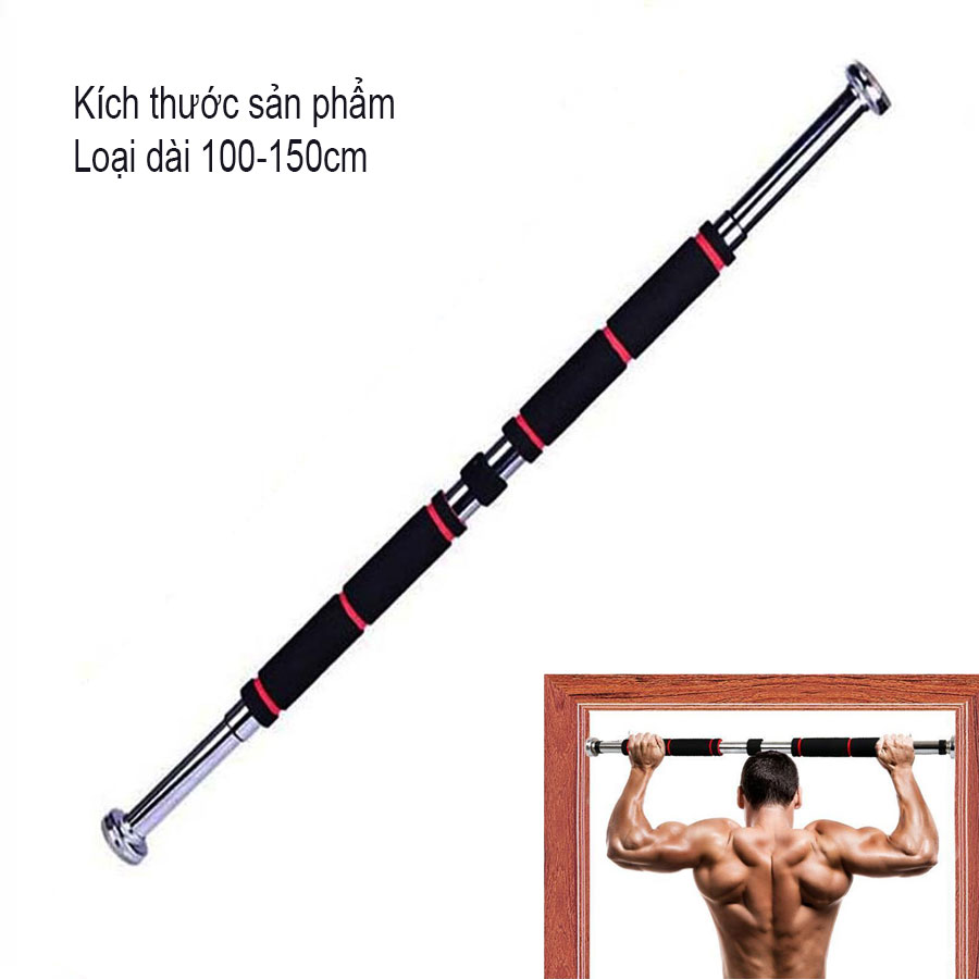 Xà Đơn Gắn Cửa Hợp Kim Cao Cấp Có Thể Tùy Chỉnh Kích Thước Xà Đơn Treo Tường Đa Năng Nhiều Cỡ An Toàn Chắc Chắn TT16