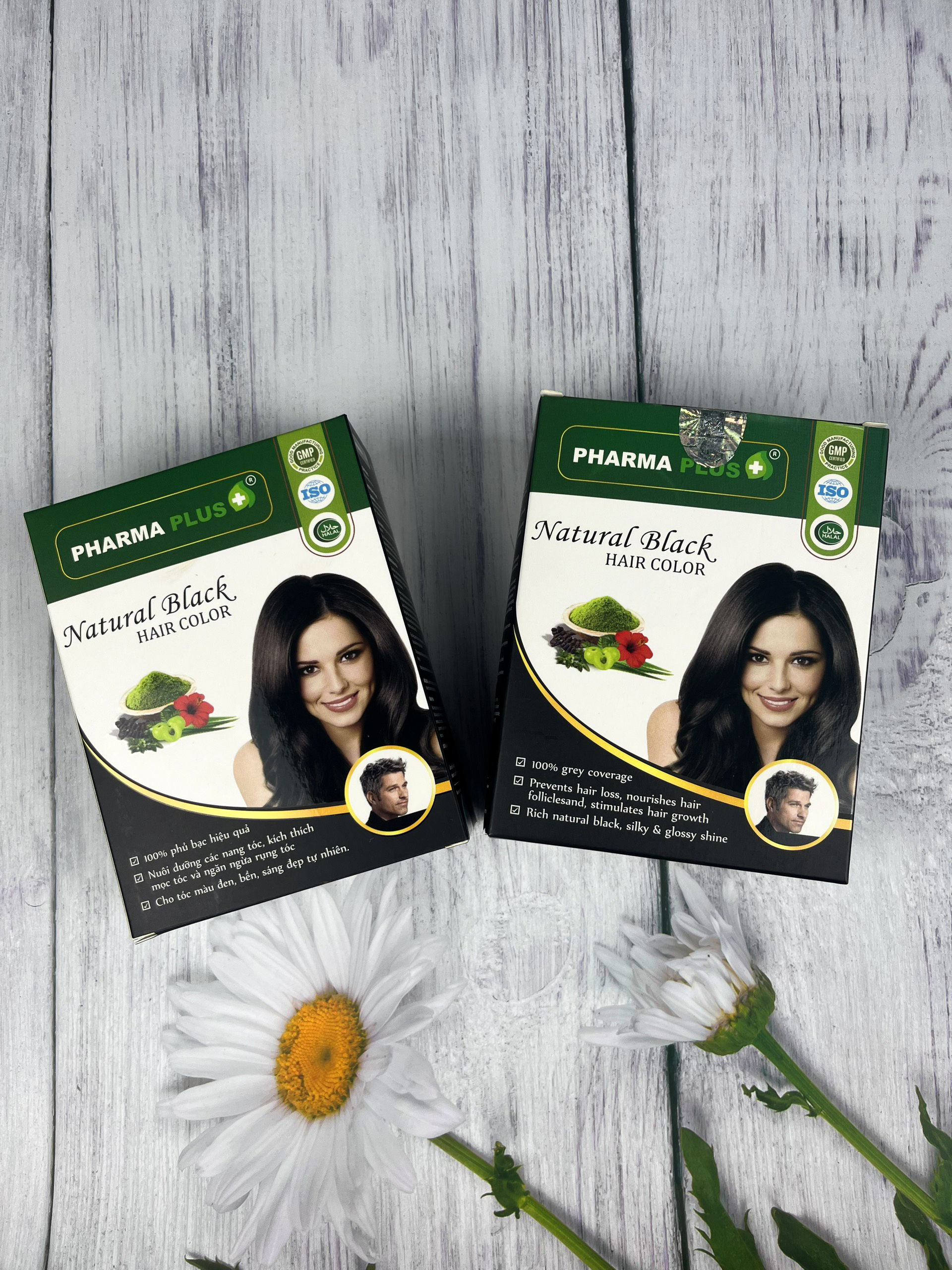 Thảo dược nhuộm tóc phủ bạc đen | Pharma Plus - Chính Hãng