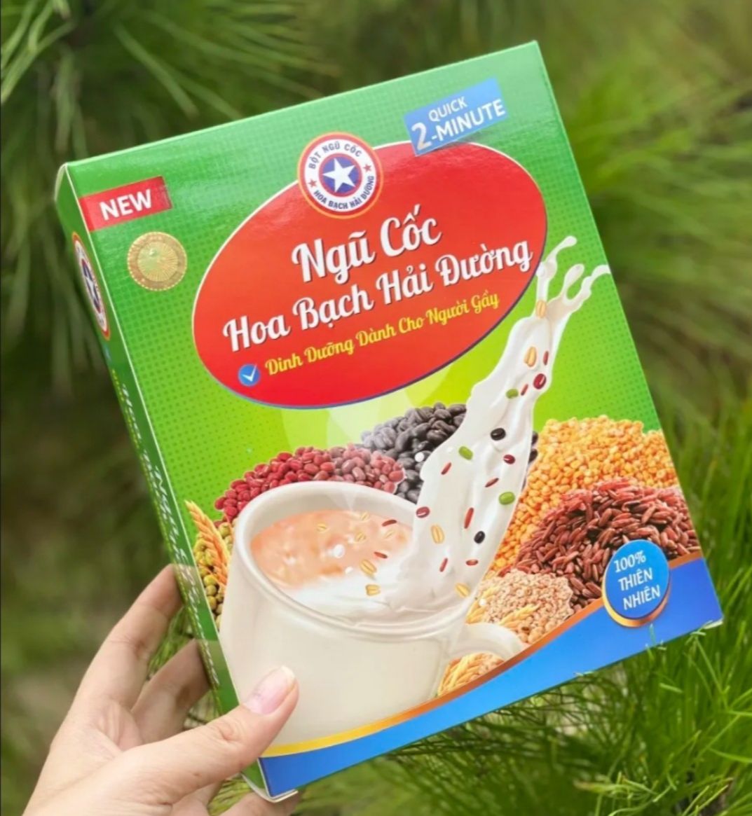 Ngũ cốc tăng cân Hoa Bạch Hải Đường chính hãng 500gram