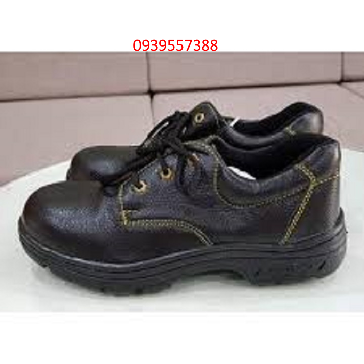 GIẦY BẢO HỘ LAO ĐỘNG ABC CHỈ VÀNG MŨI SẮT , CHỐNG ĐINH