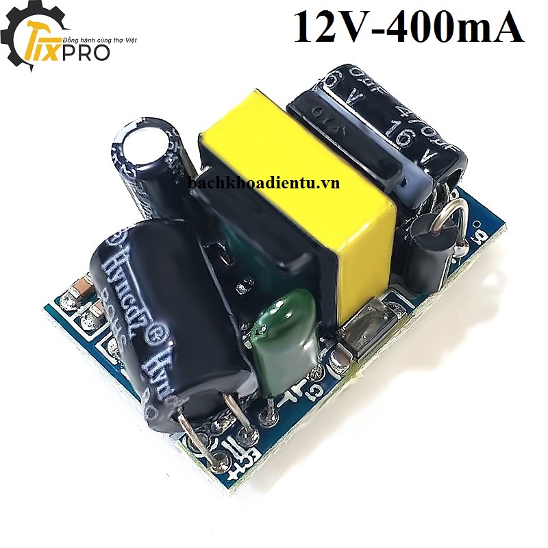 Mạch nguồn xung mini 12v 400ma