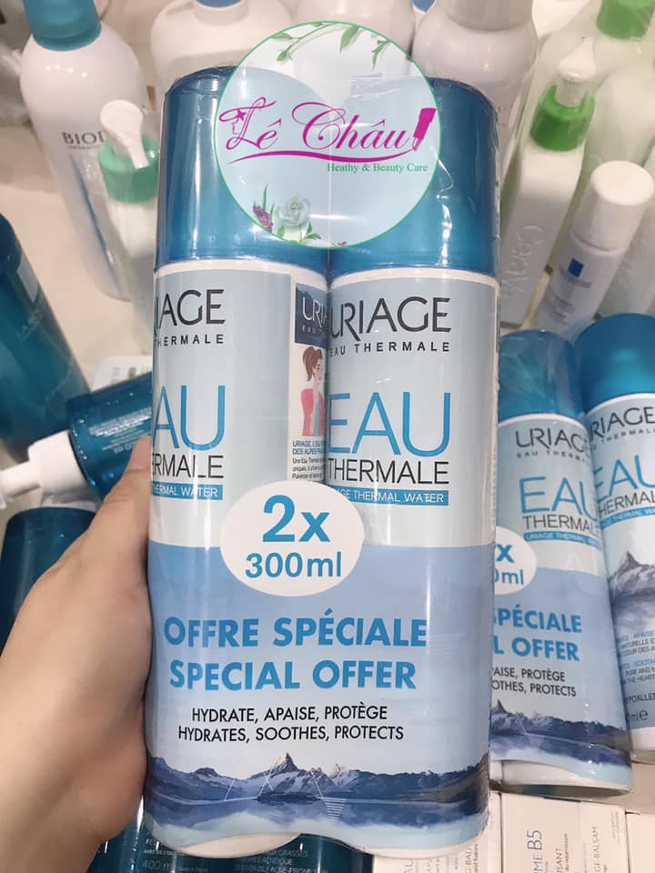 Xịt khoáng dưỡng ẩm, cân bằng da uriage 300ml