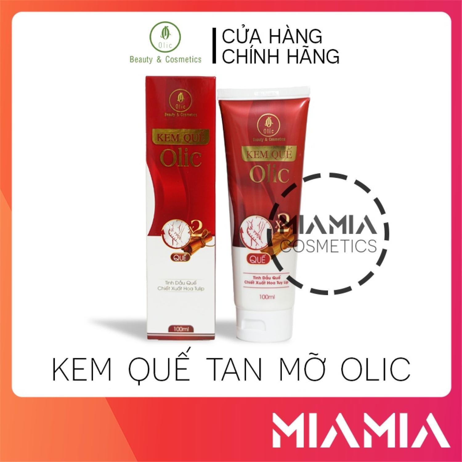 Kem tan mỡ olic chính hãng - kem quế tan mỡ bụng hiệu quả - 8936144810347