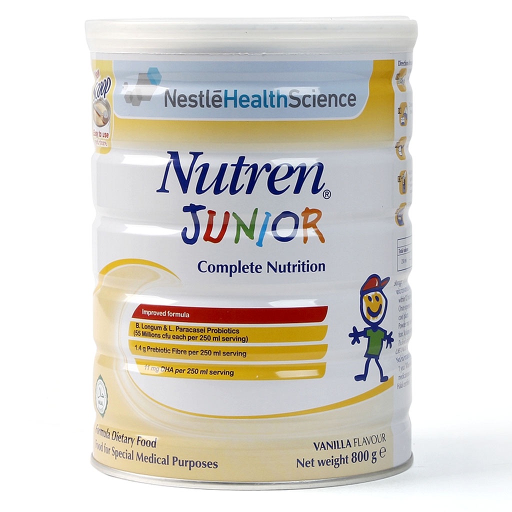Sữa Bột Nestlé Nutren Junior Hộp 800G