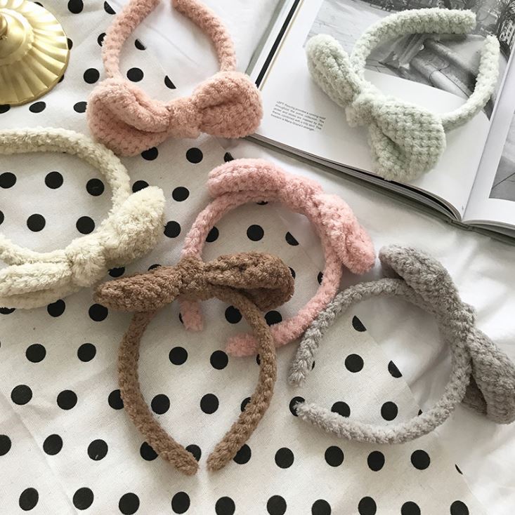 Băng đô, bờm cài tóc nơ xù siêu cute m3