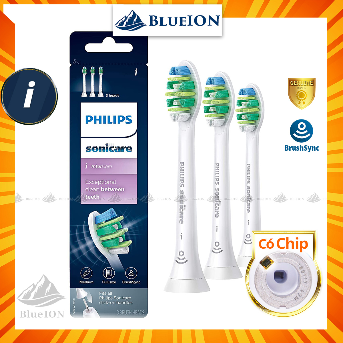 Đầu bàn chải điện Philips Sonicare i Intercare