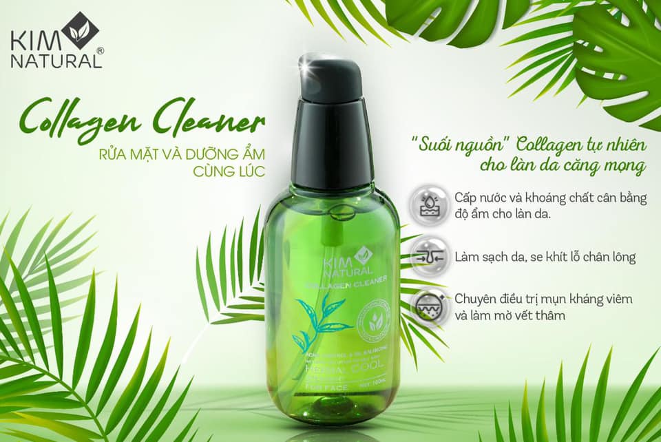 Sữa rữa mặt Collagen Mật Ong Kim Naturral