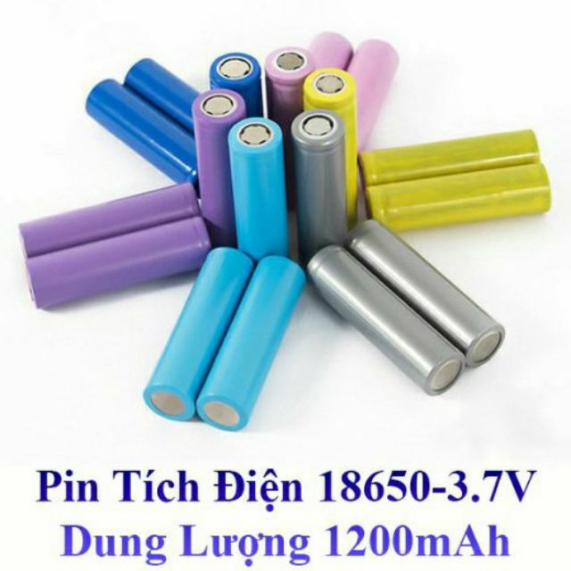 Pin sạc 18650 dùng cho các loại quạt sạc...