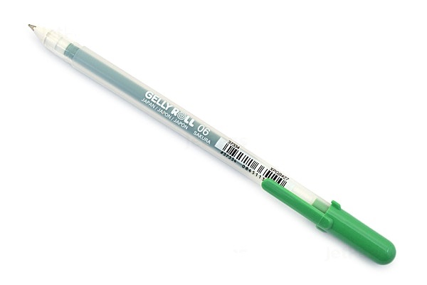Bút gel Sakura Gelly Roll Classic - 0.6mm - Màu xanh lá mạ