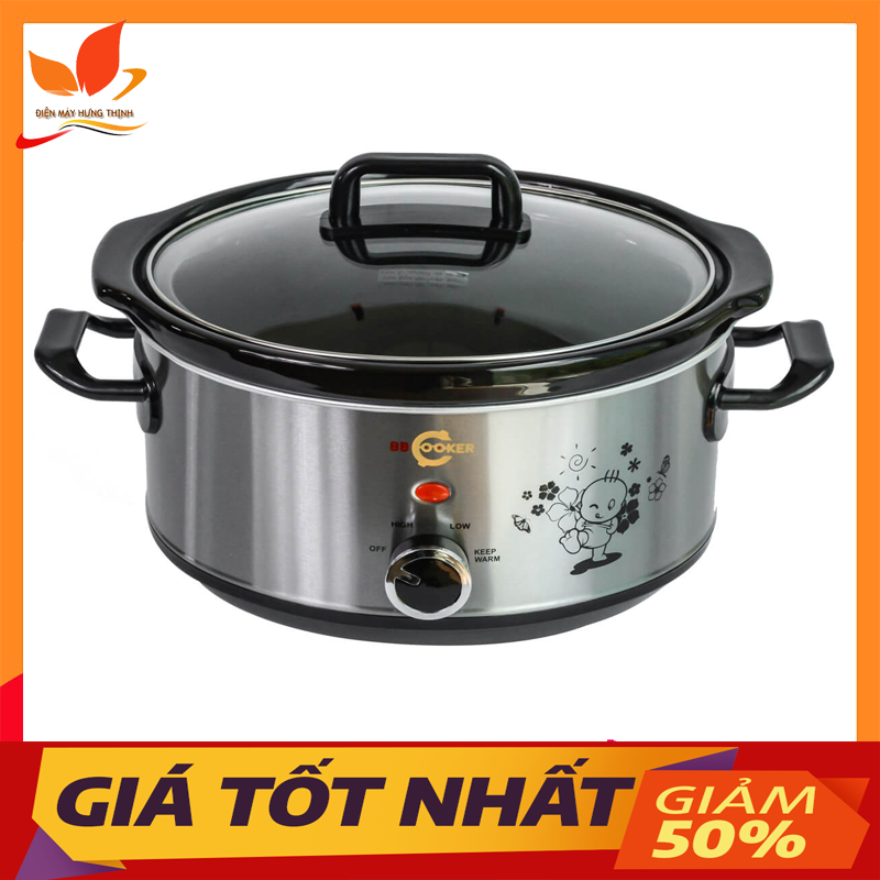 [Nhập ELJAN22 giảm 10% tối đa 200k đơn từ 99k]Nồi nấu cháo chậm đa năng BBcooker 3,5 lít
