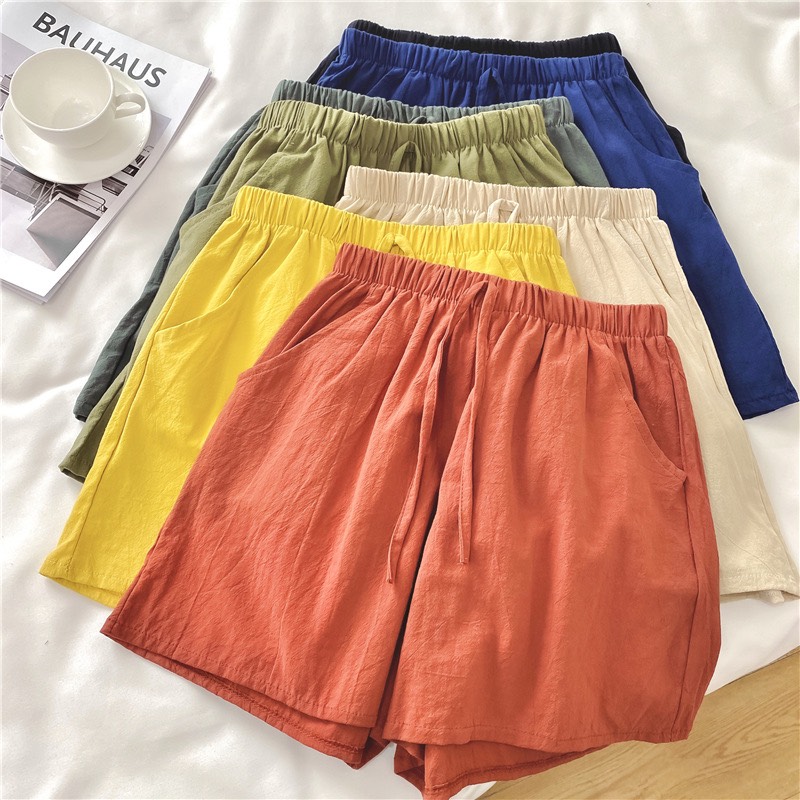 quần short nữ đũi xịn ảnh thật