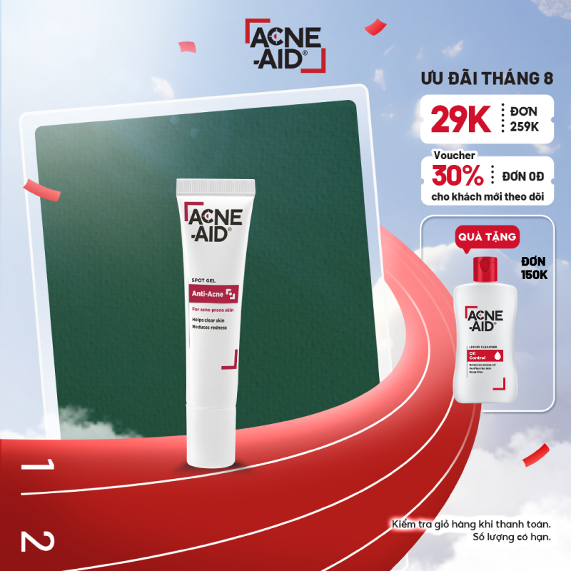Gel chấm mụn acne-aid spot gel anti-acne 10g