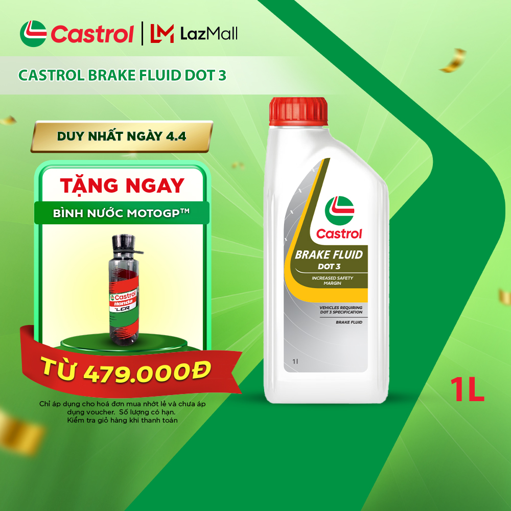 Dầu thắng/ phanh CASTROL BRAKE FLUID DOT 3 (1L)