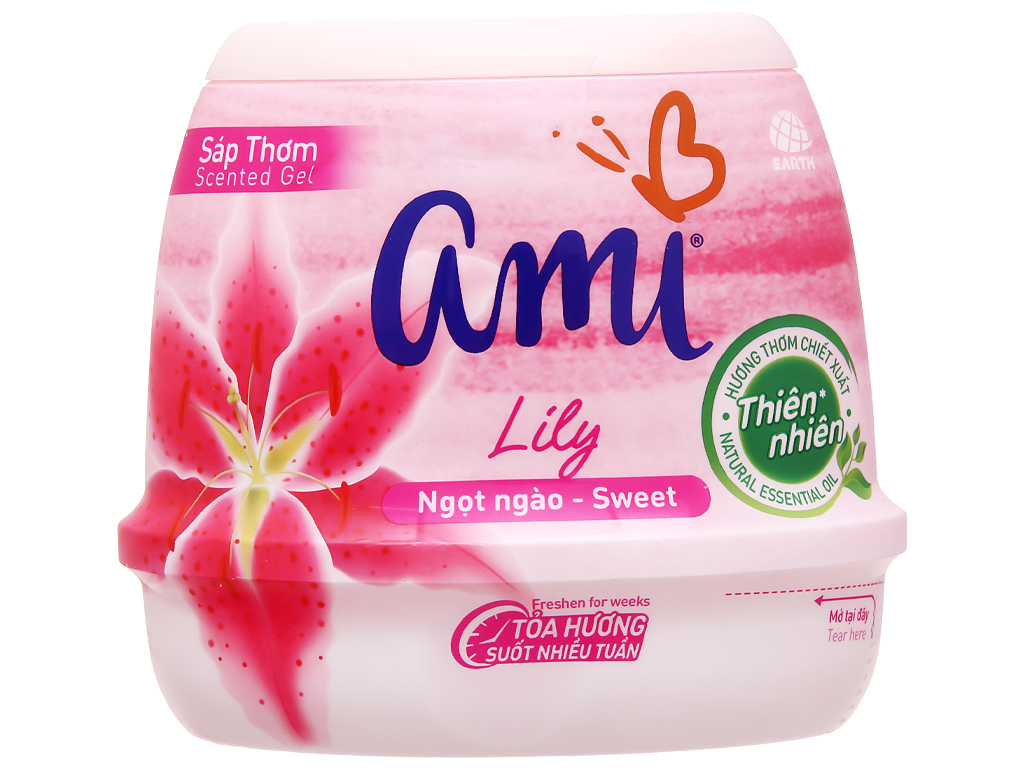 Sáp thơm Ami hương hoa lily 200g