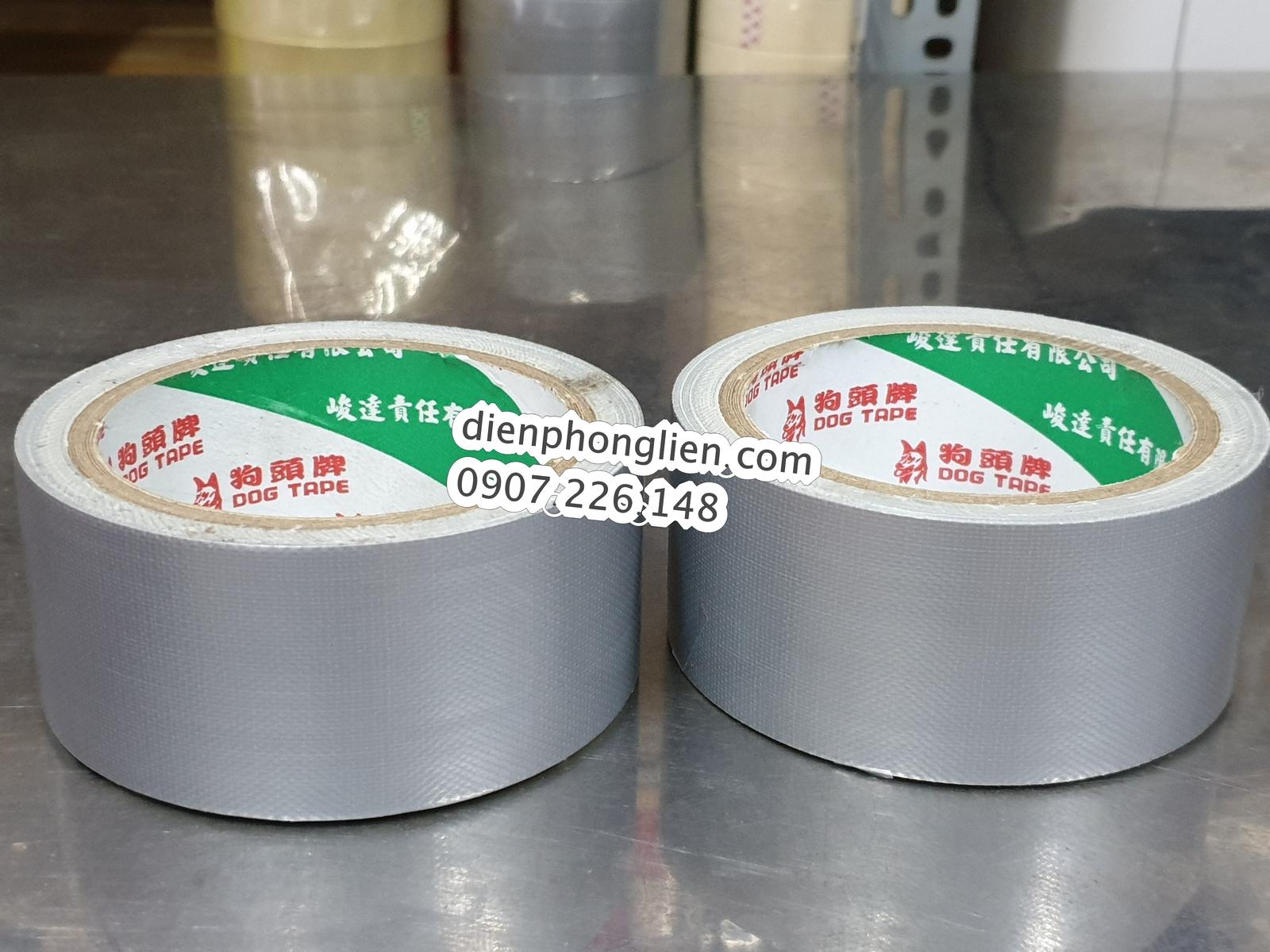 [HCM]2 Khoanh Băng Keo Bố (Vải) XÁM 1 Mặt 5F