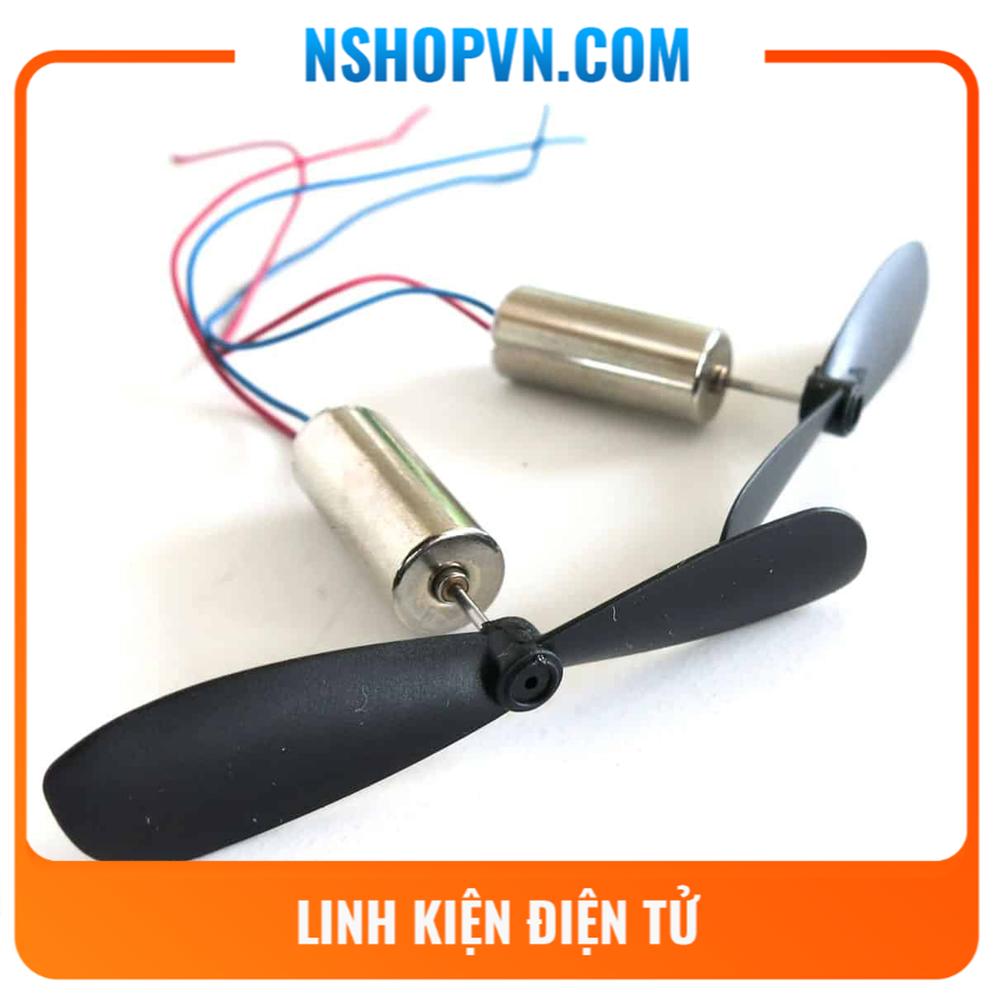 Cặp động cơ coreless 716 kèm cánh quạt