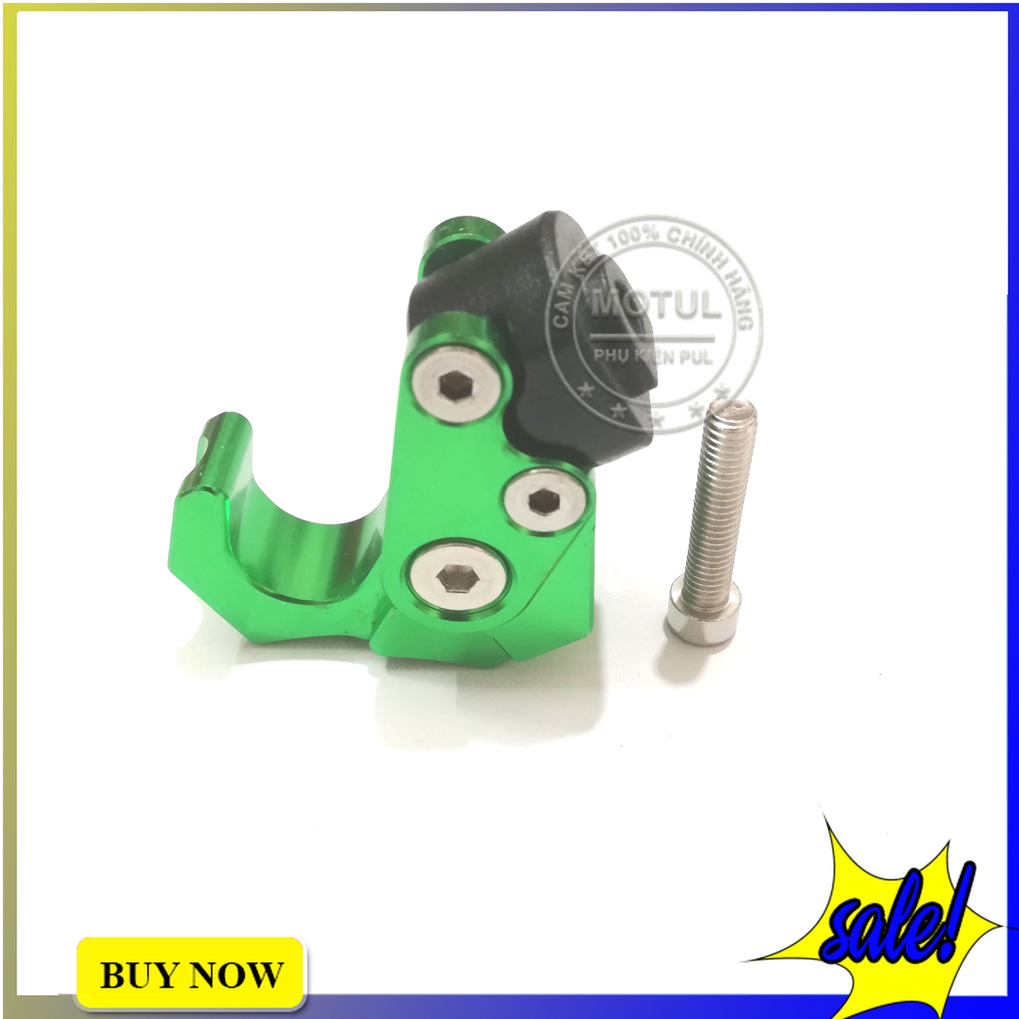 Móc treo đồ xe máy nhôm cnc mẫu biker nhiều màu