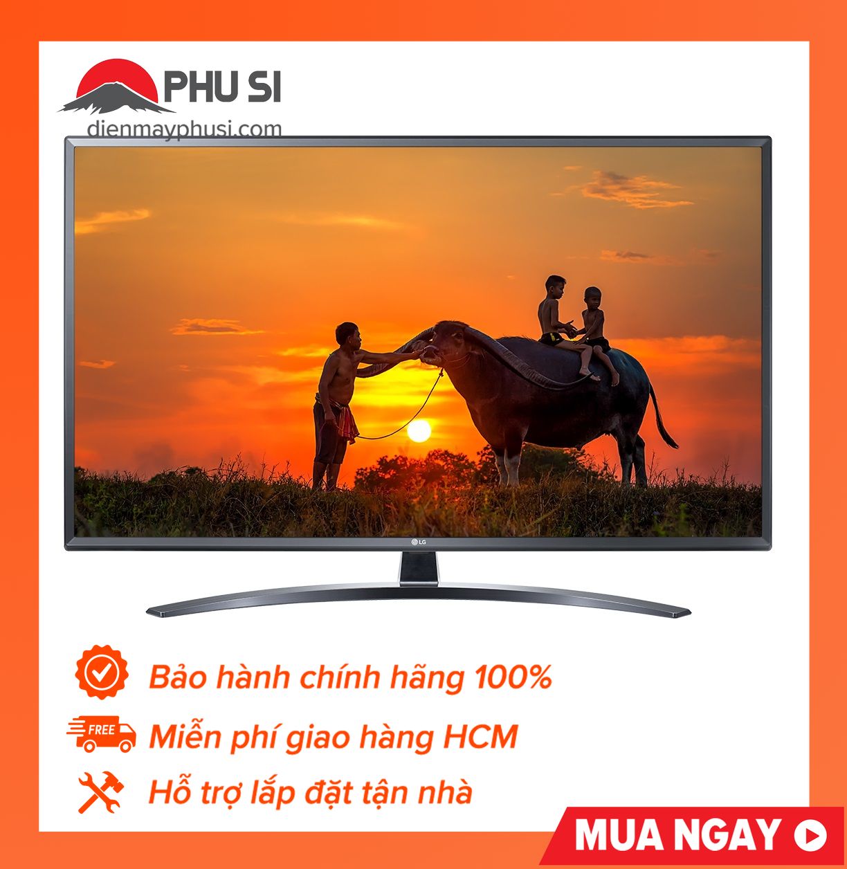 Smart tivi LG 4K 55 inch 55UN7400PTA