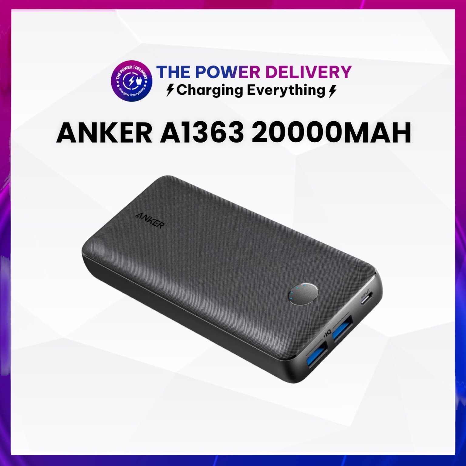 Pin sạc dự phòng anker powercore select 20000mah - a1363 - bảo hành 12 tháng
