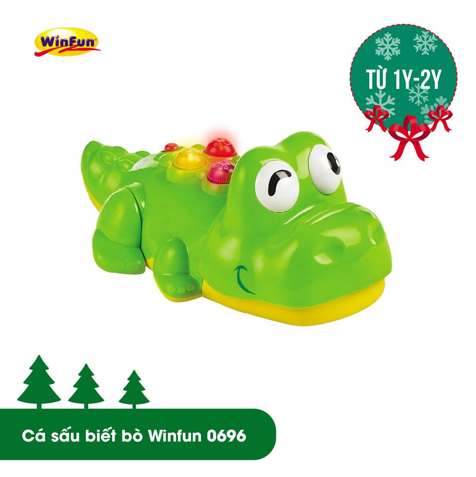 Cá sấu biết bò có nhạc Winfun 0699