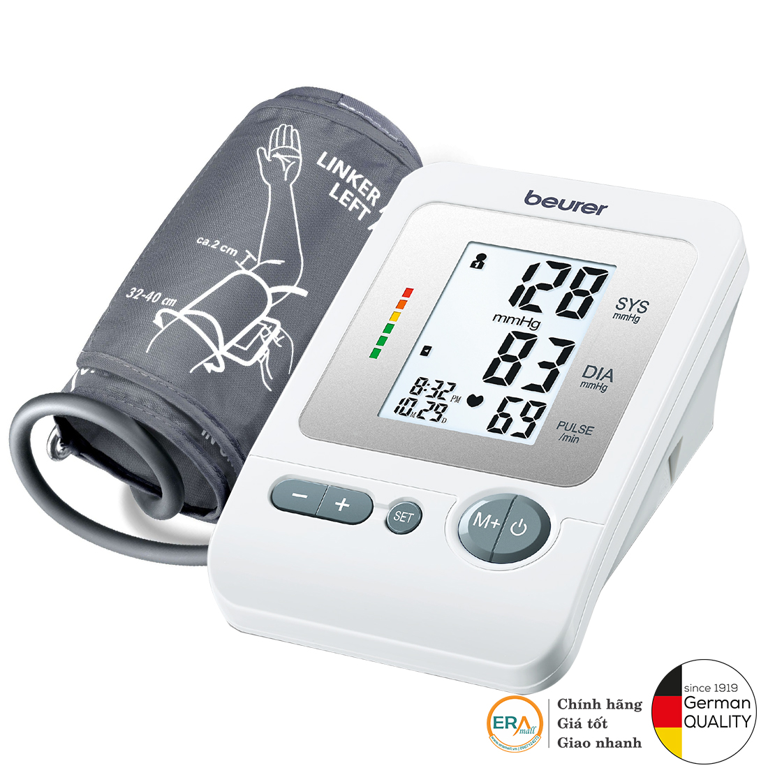 Máy đo huyết áp bắp tay Beurer BM26