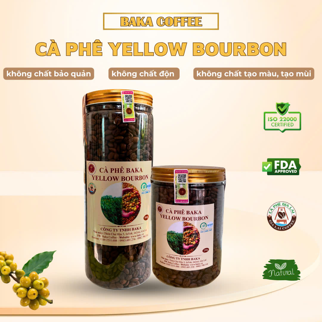 Cà Phê Nguyên Chất Baka - YellowBourBon