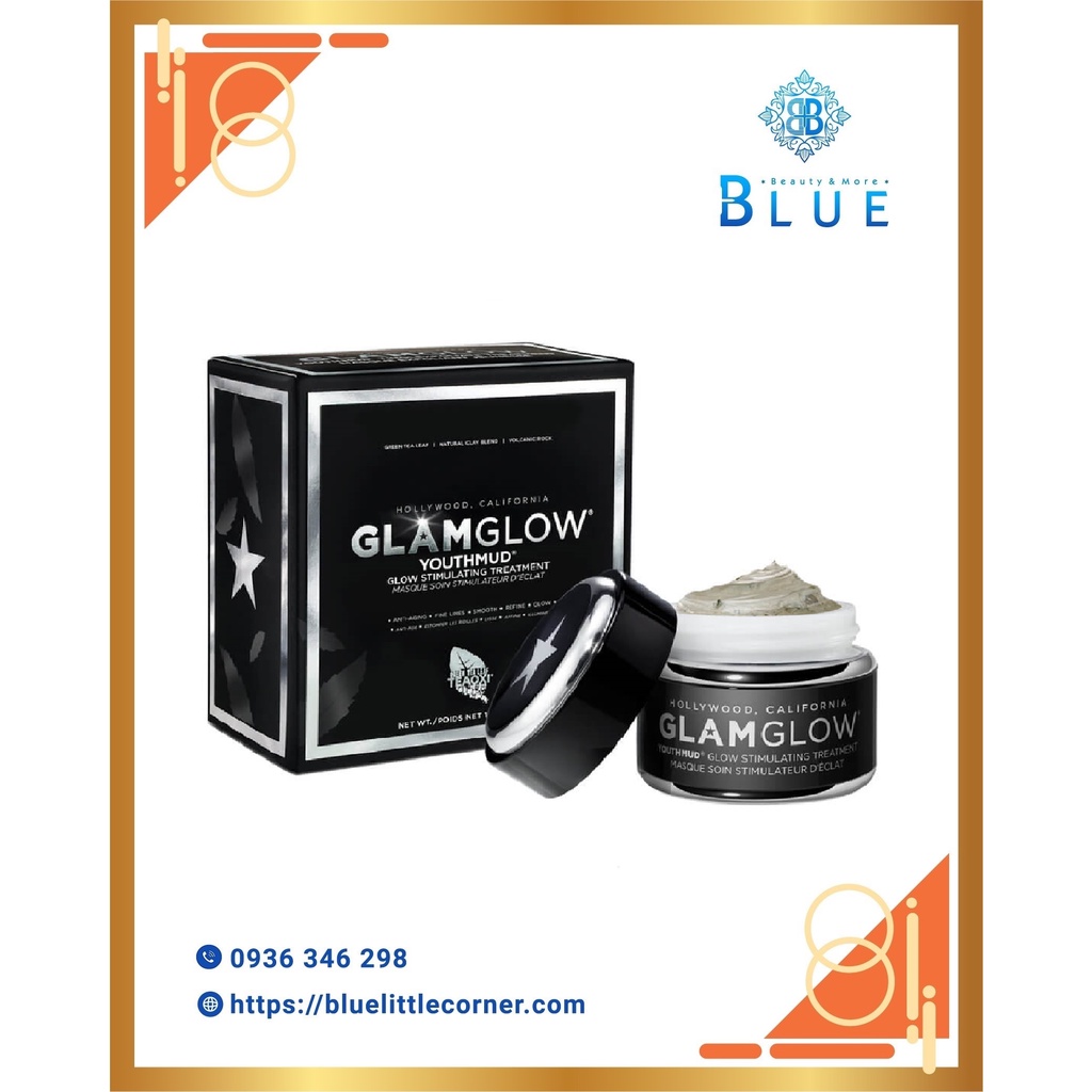 Mặt Nạ Đất Sét Glamglow YOUTHMUD Glow Stimulating & Exfoliating Treatment Mask