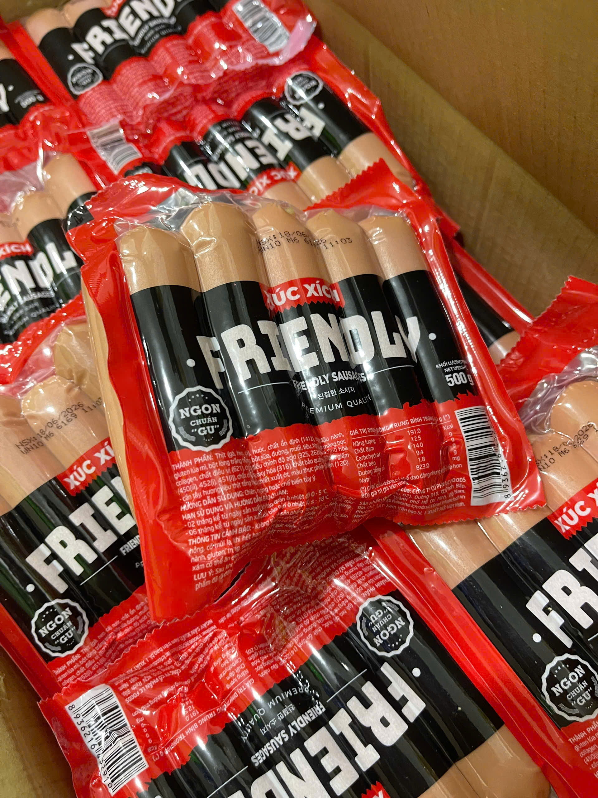 Xúc Xích Friendly Lc 500gr (giao hoả tốc tphcm)