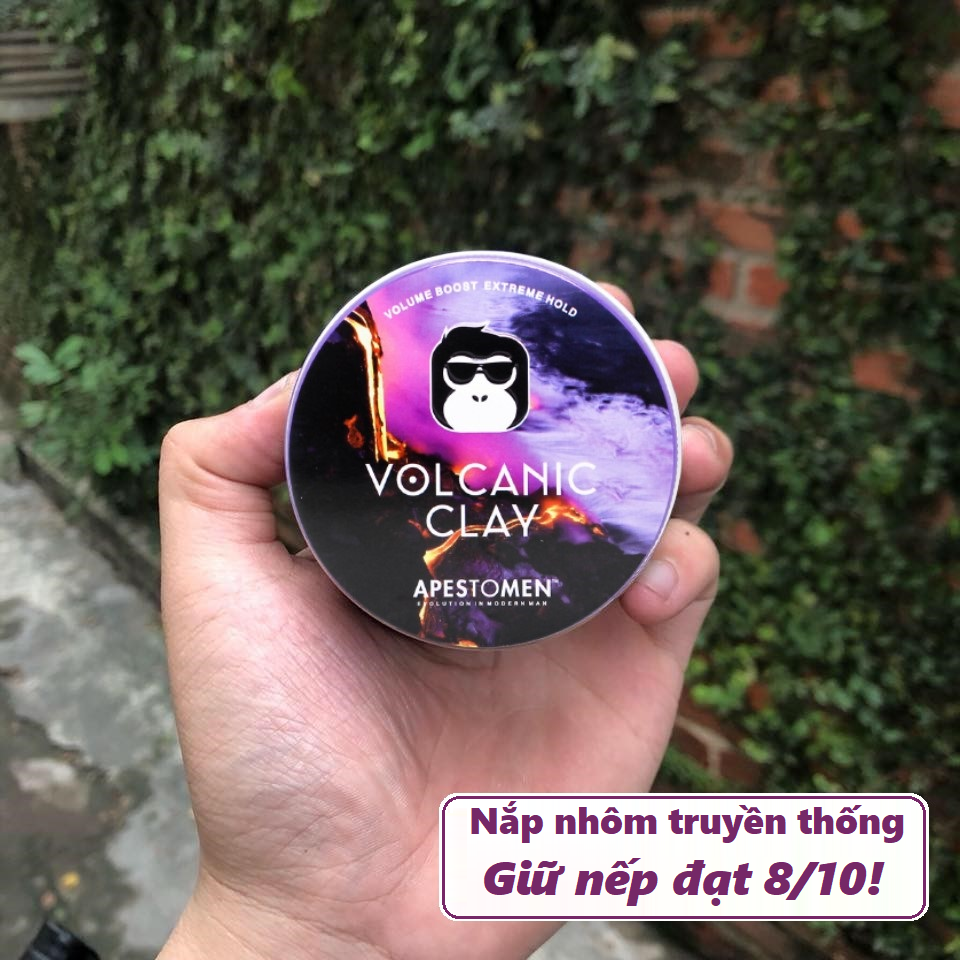[XẢ KHO NGÀY CUỐI] Sáp vuốt tóc Volcanic Clay siêu giữ nếp bản nắp nhôm truyền thống hũ 80ml
