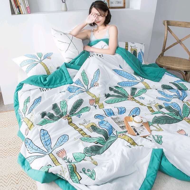 [HCM]Chăn (Mền) Zadar Home - Hàng Xuất Khẩu Chất Liệu Cotton NaNo Cực Kì Mát Chất Liệu Bông Lụa Tác Dụng Thoáng Khí Khử Trùng Giúp Ngủ Sâu Giấc.