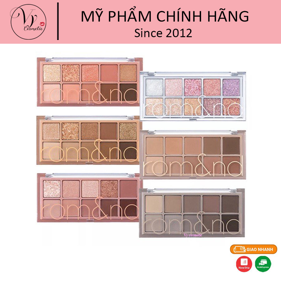 Bảng phấn mắt rom&nd better than palette 8g