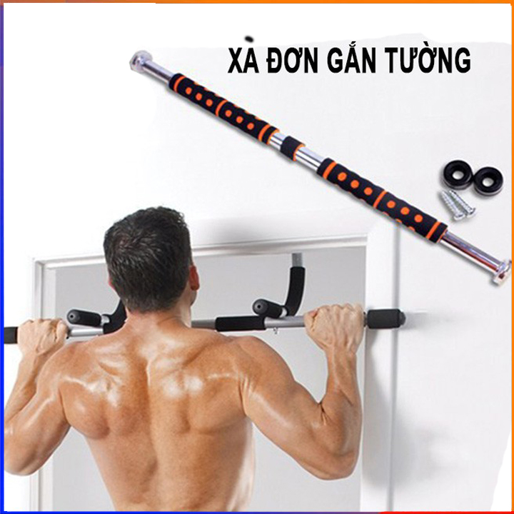 Xà Đơn Gắn Tường Cao Cấp 80-130cm, Xà Đơn Treo Tường Tập Thể Dục, Dụng Cụ Lên Xà Giúp Tăng Chiều Cao ,Phát triển cơ Ngực, Lưng, Xô, Bắp Tay Hiệu Quả