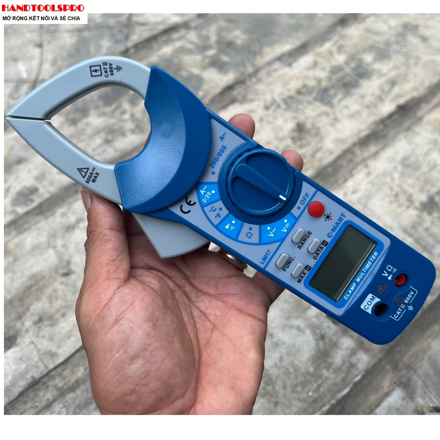 Ampe kìm đo ac kỹ thuật số l0017 c-mart
