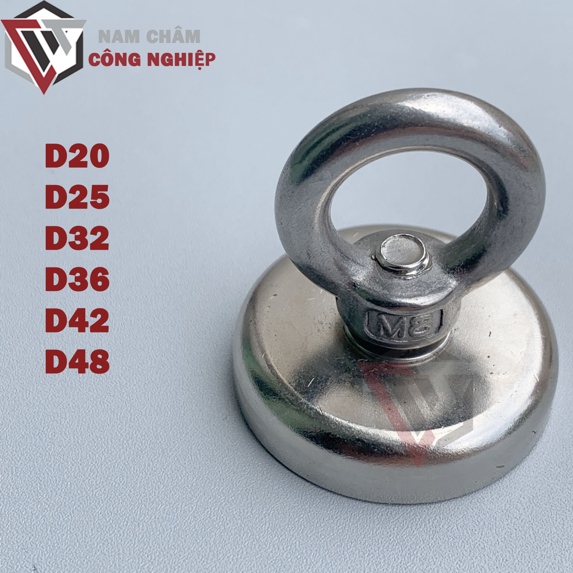 Nam châm móc nam châm cứu hộ giá rẻ nam châm lực hút siêu khỏe